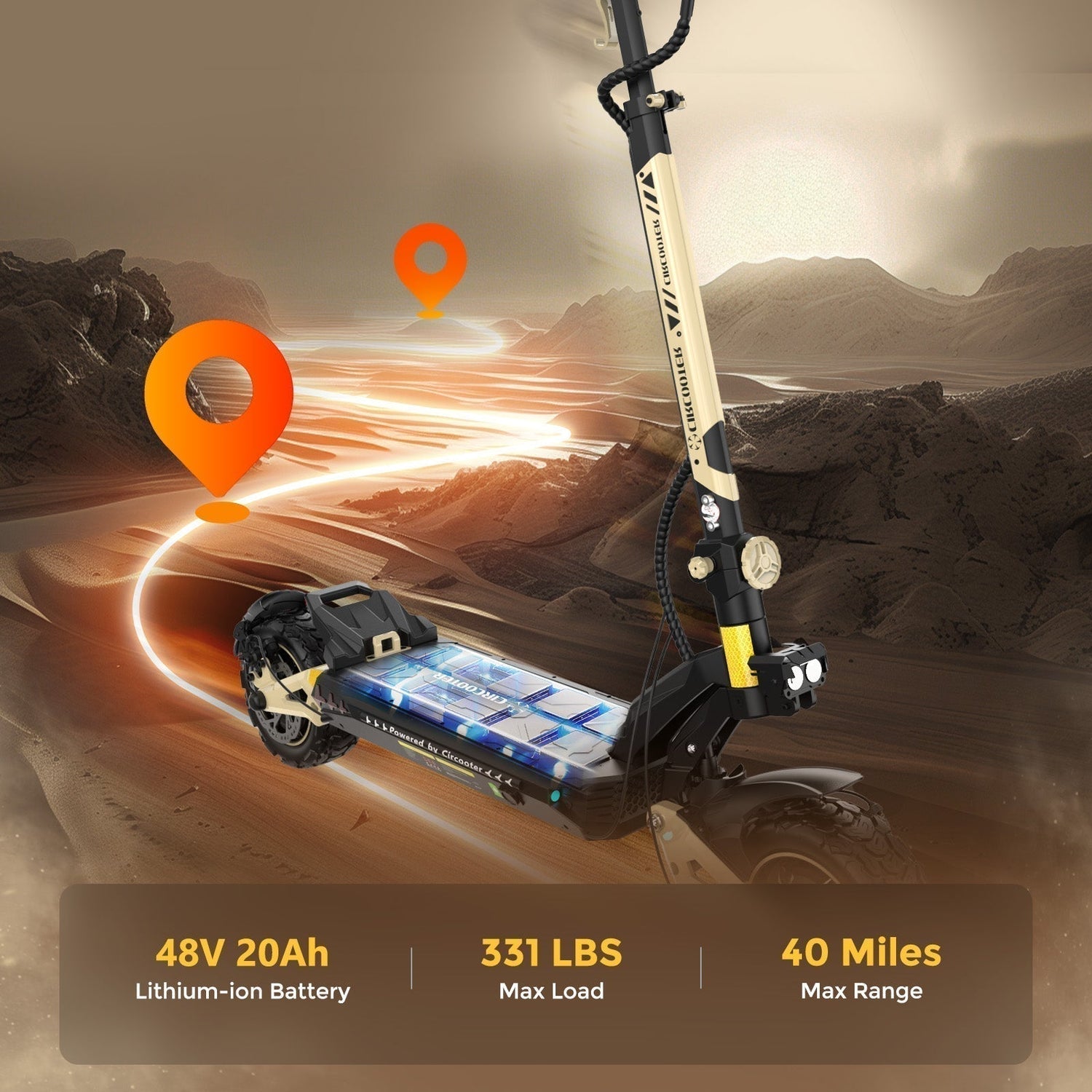 Meet Circooter's Fastest Electric Scooter: Cruiser Pro