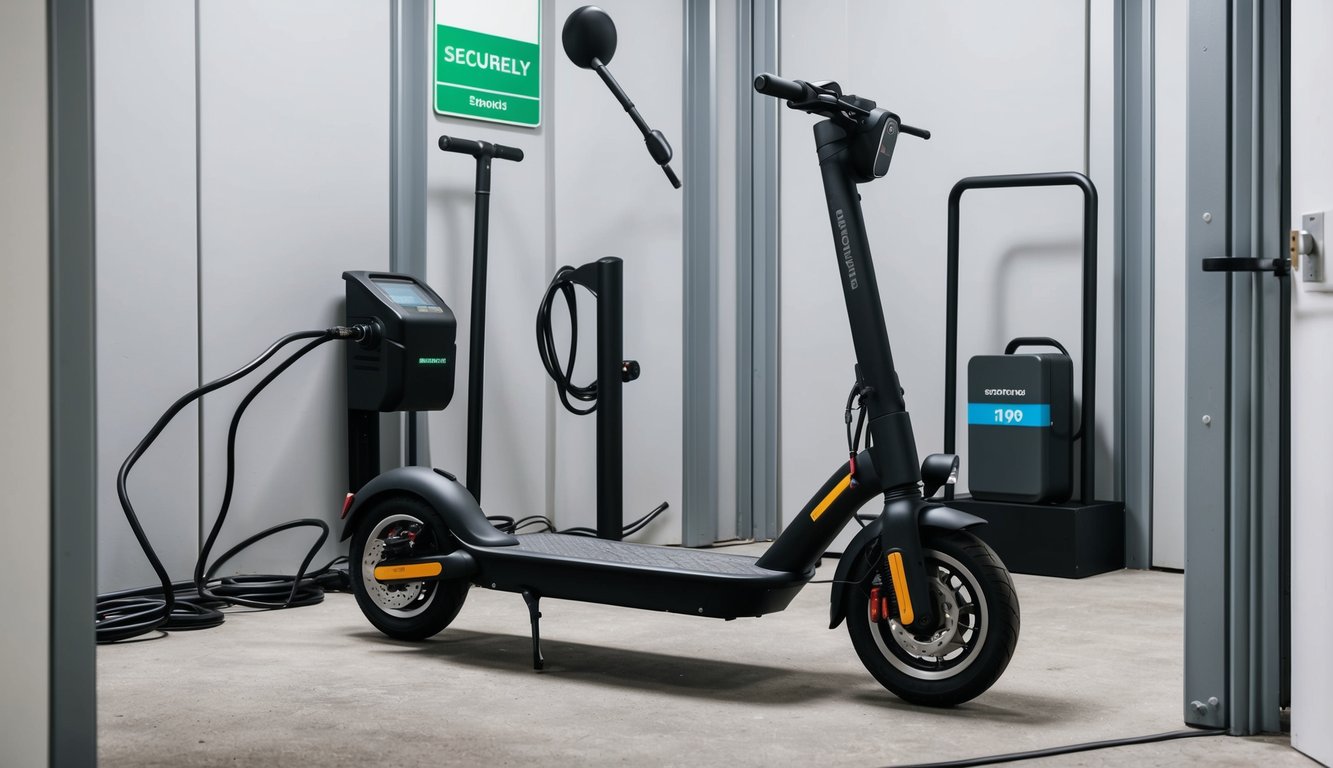 electric scooter storage