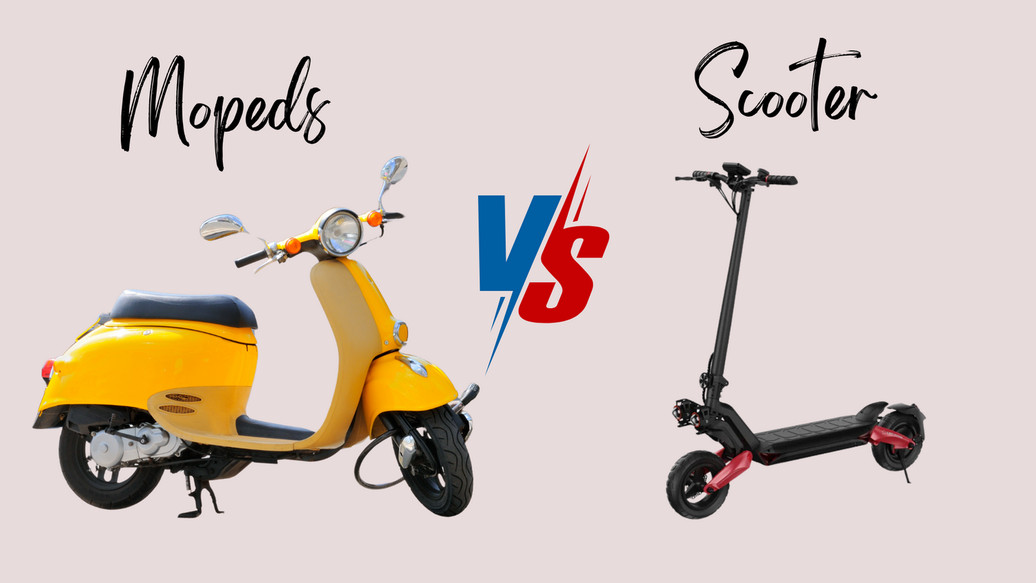 mopeds vs scooter