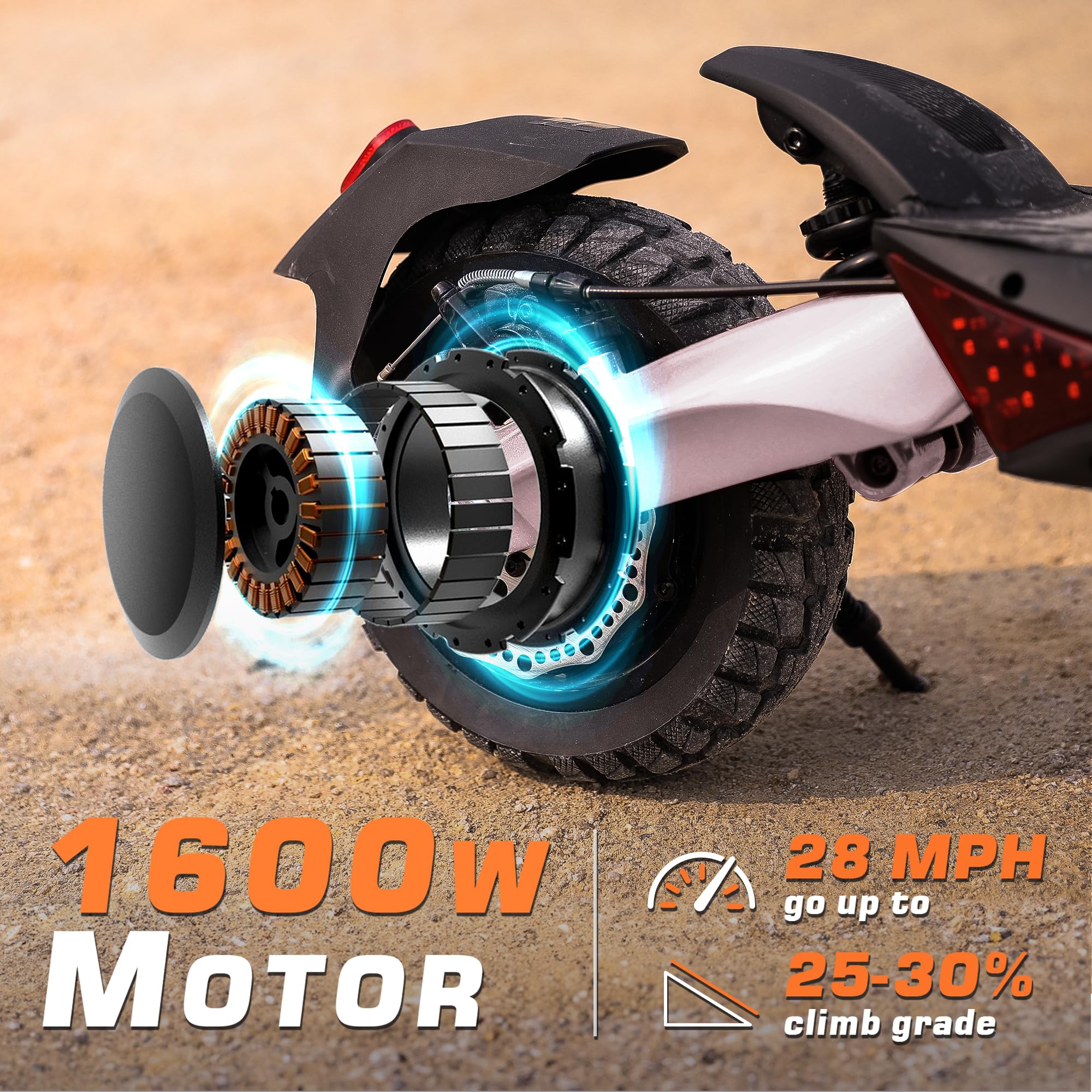 Raptor Pro Peak 2000W Dual Motor Off-Road Electric Scooter